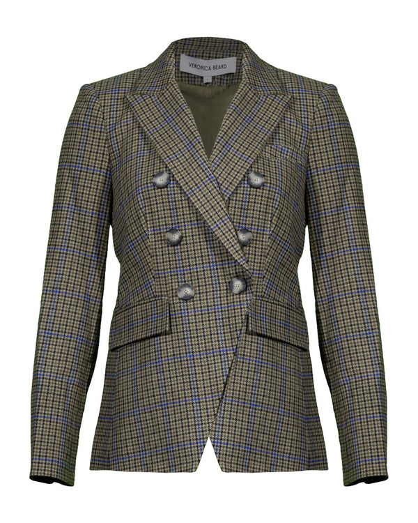 Veronica Beard Miller Dickey Jacket Plaid
