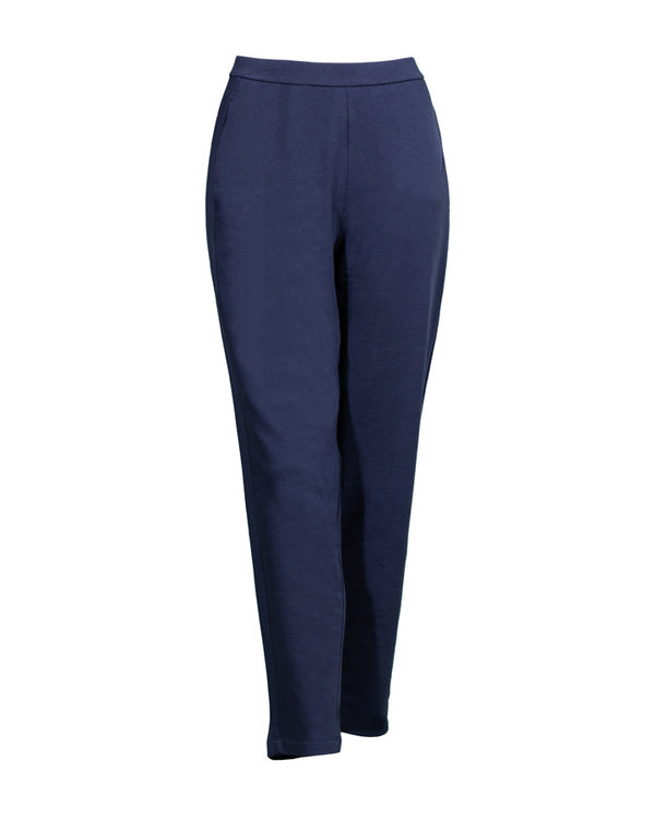 Eileen Fisher Ink Brushed Terry Hug Pull On Ankle Pant