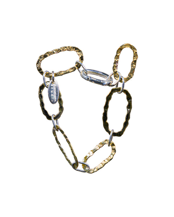 Karyn Chopik Forged Textured Rings Bracelet