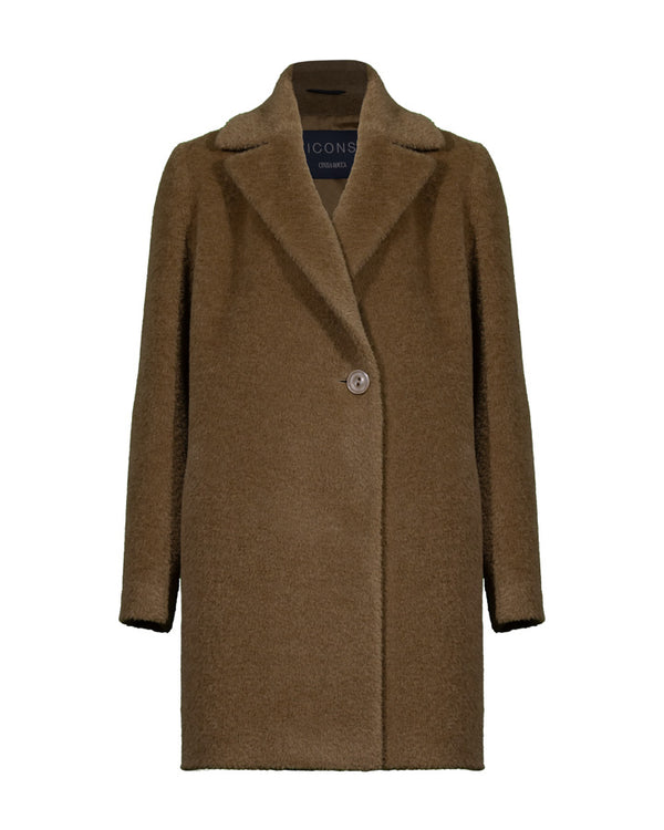 Cinzia Rocca Alpaca Car Coat