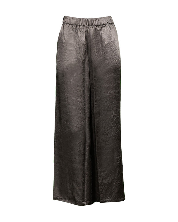 Eileen Fisher Satin Wide Ankle Pant