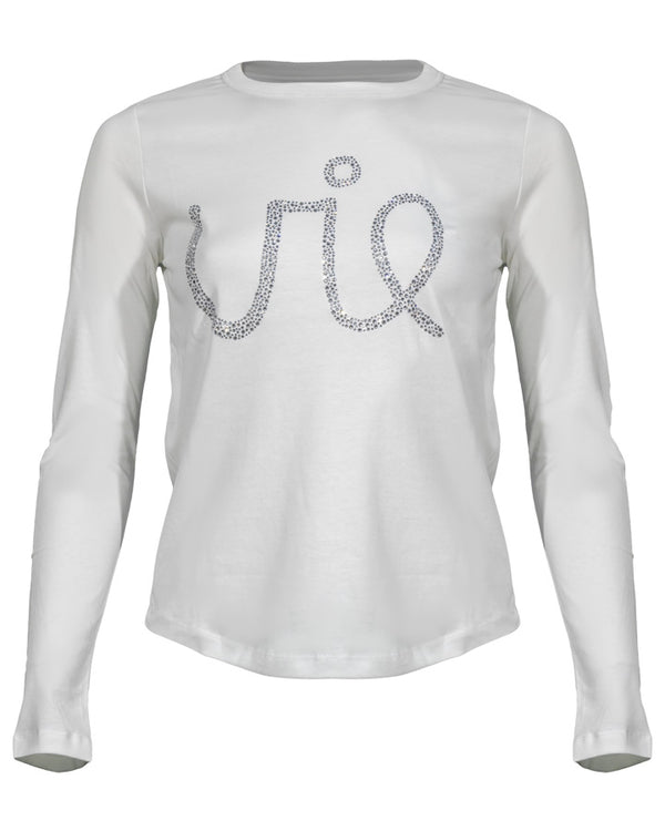 Suzy Roher Vie With Clear Rhinestones Catherine Tee