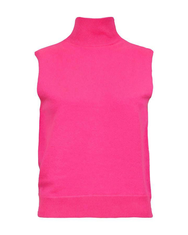 360 Cashmere - Lawrence Cashmere Turtleneck Tank Top