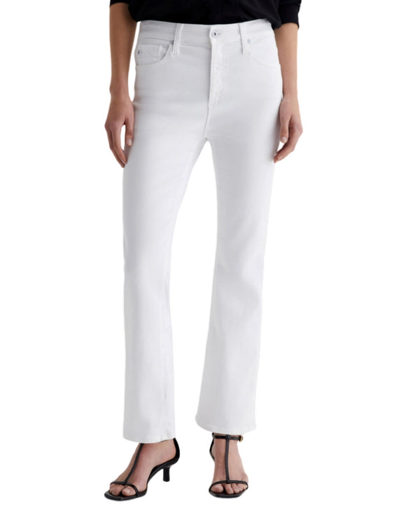 Adriano Goldschmied Jeans Farrah Boot Crop Jeans Gallery White