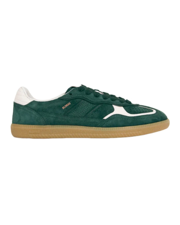 Alohas Rife Forest Green Leather Sneakers
