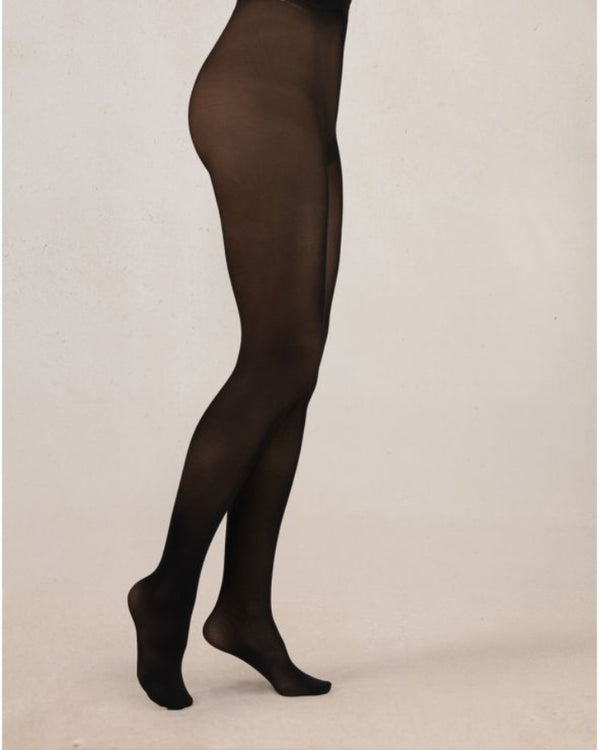 Bleu Foret Velvet Ultra Opaque 80D Tight