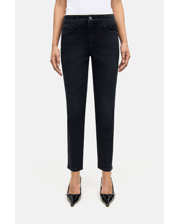 Cambio Piper Short Denim Skinny Ankle Jean