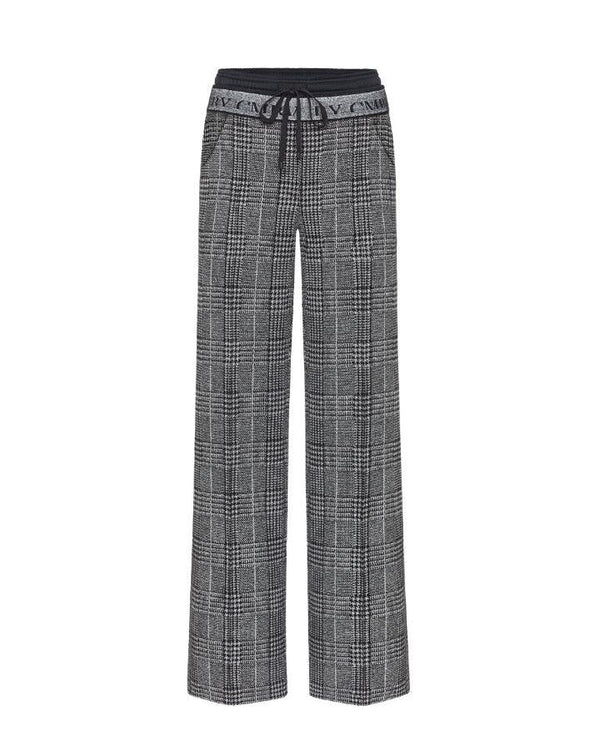 Cambio Ava Check Wide Leg Pant