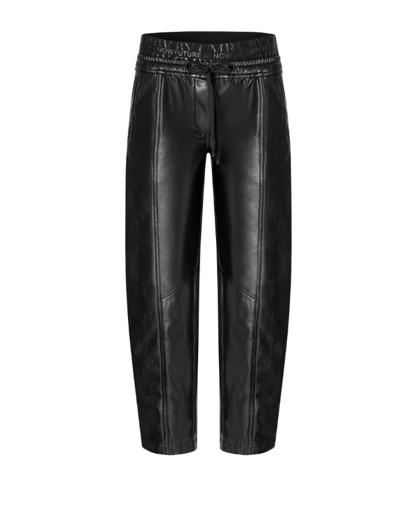 Cambio Eden Pleather Pull On Crop Pant