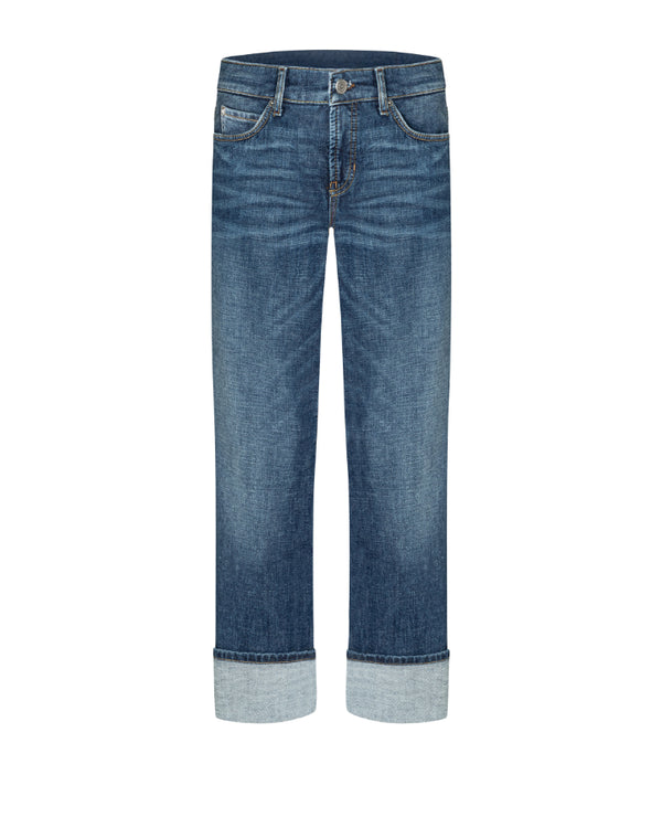 Cambio Kerry Straight Denim Cuff Ankle Jean