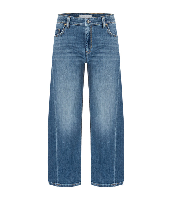 Cambio Oria Denim Wide Leg Crop Jean