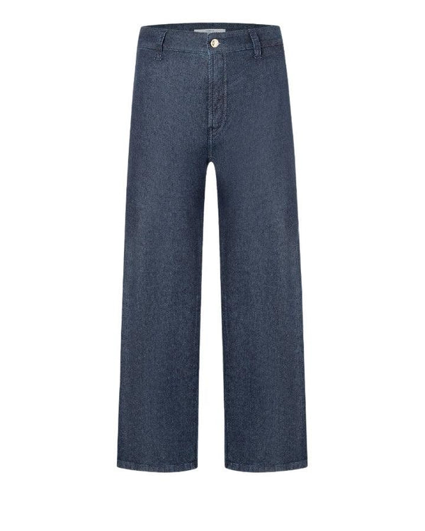 Cambio Wide Leg Cropped Jeans