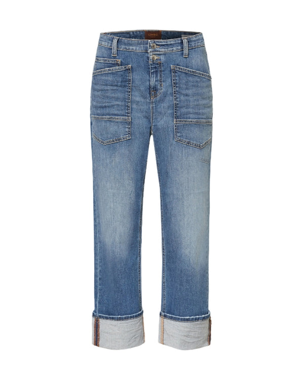 Cambio Giuli Denim Pocket Crop Jean