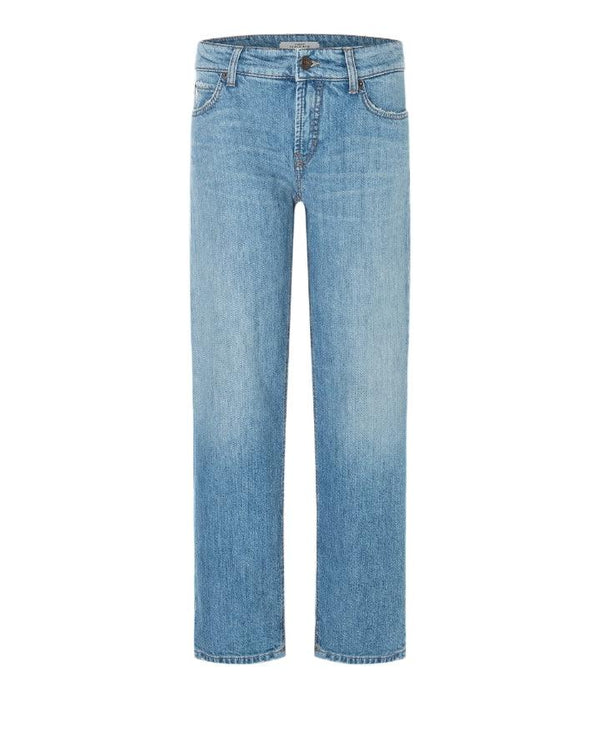 Cambio Paris Straight Leg Ankle Jeans Slubby Grinded
