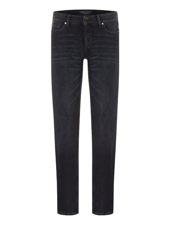 Cambio Piper Long Slim Black Denim Jean