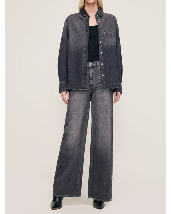 DL1961 Faye Oversized Denim Shirt