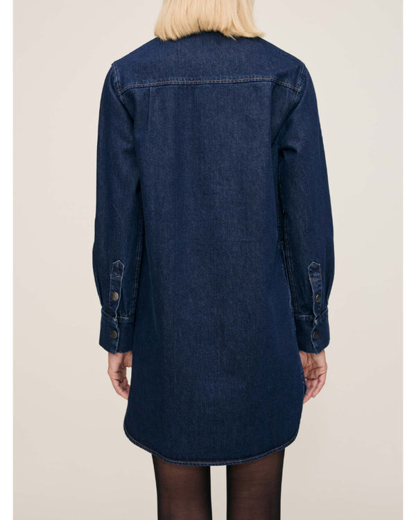 DL1961 Faye Denim Mini Shirt Dress