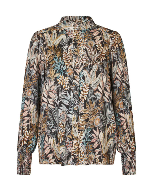 Dea Kudibal Jacoba Leaf Print Blouse