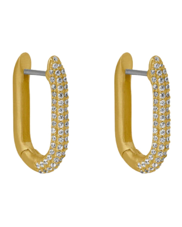 Dean Davidson Juliette Pave Huggie Hoops