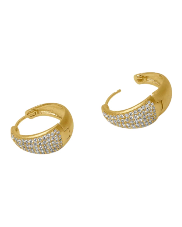 Dean Davidson Margaux Pave Huggie Hoops