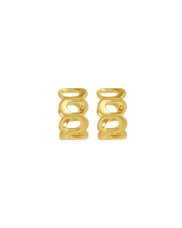 Dean Davidson Crosby Link Huggie Hoops