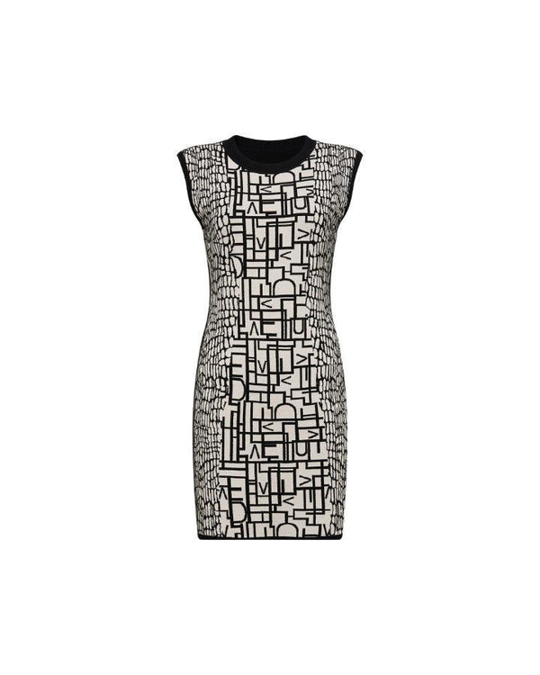 Diane Von Furstenberg Aviva Reversible Logo Mini Dress