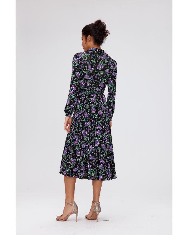 phoenix reversible mesh wrap dress Diane Von Furstenberg Phoenix Reversible Mesh Wrap Dress – BLU'S