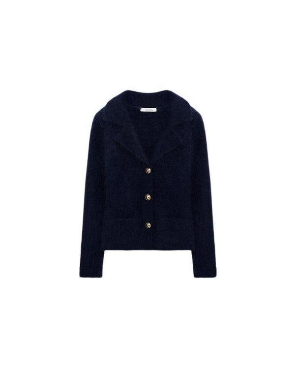 Dorothee Schumacher Fluffy Statements Knit Blazer Style Cardigan