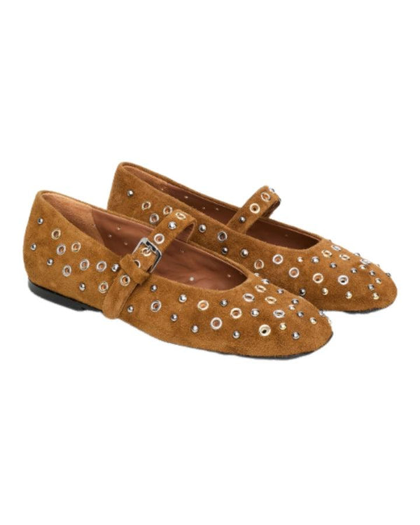 Dorothee Schumacher Wild Softness Studded Ballerina Shoes