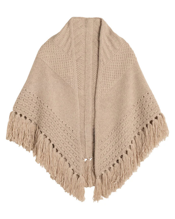 Echo Gramercy Stitch Triangle Wool Wrap