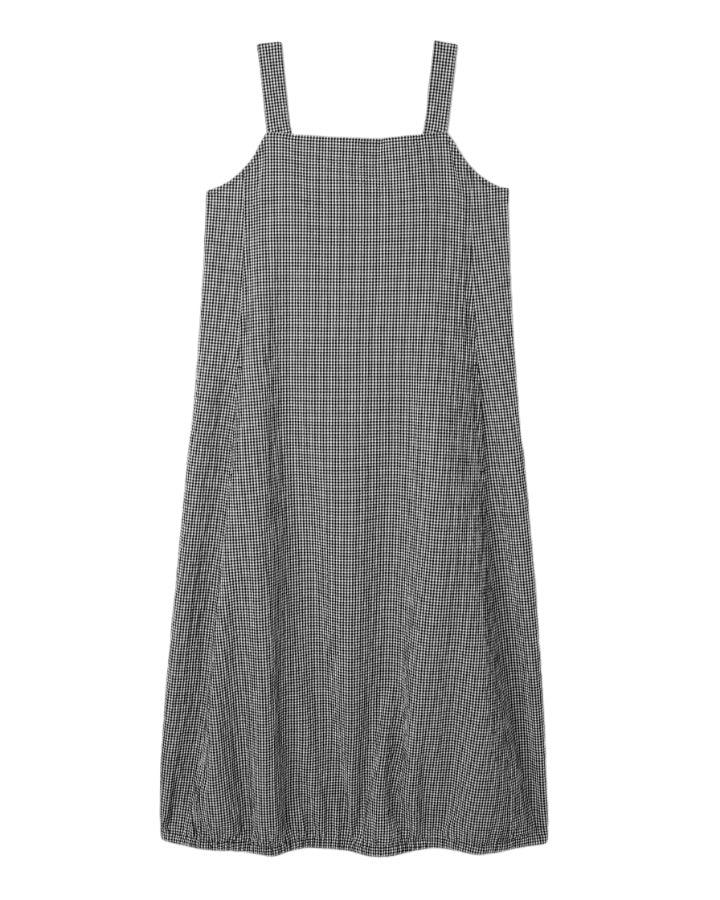 Eileen Fisher Organic Cotton Pucker Check Lantern Dress – BLU'S