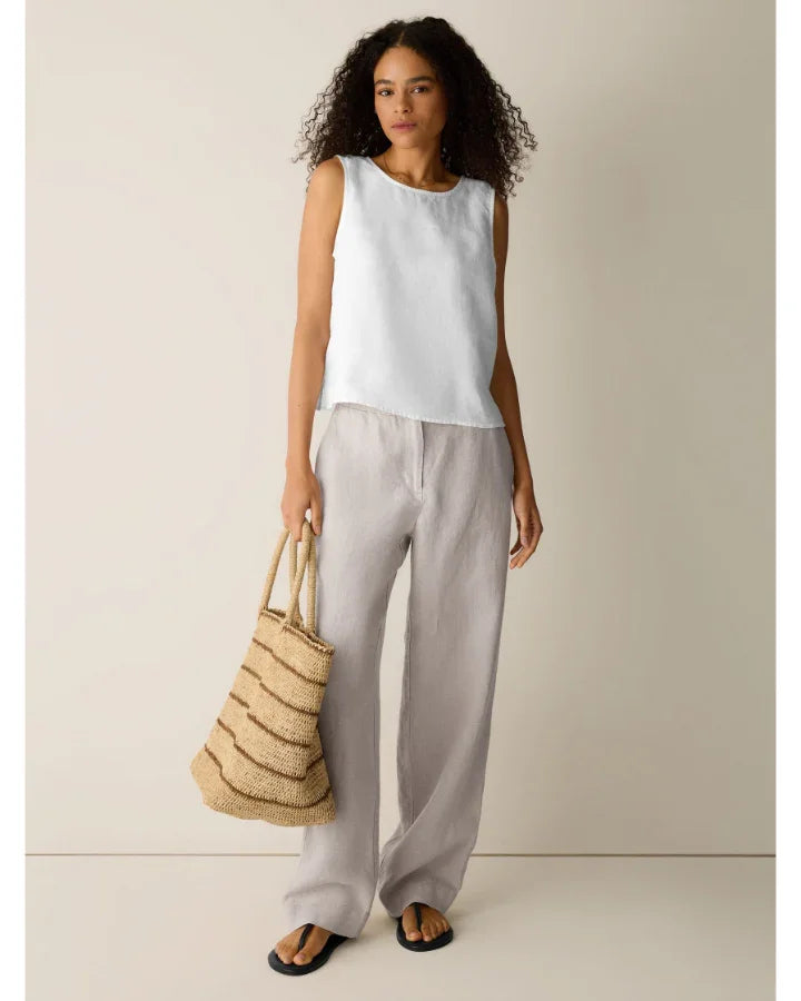 Linen Shell Eileen Fisher Organic Linen Shell – BLU'S