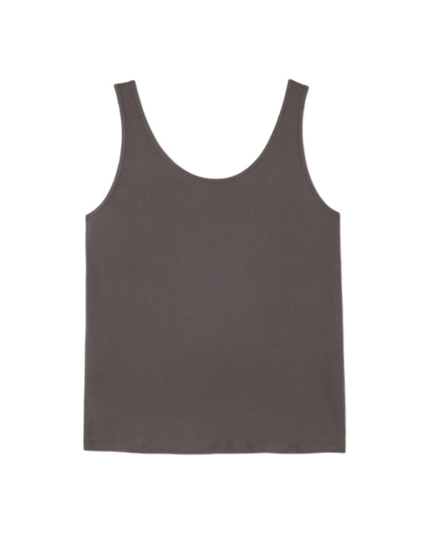 Eileen Fisher Stretch Silk Jersey Scoop Neck Tank