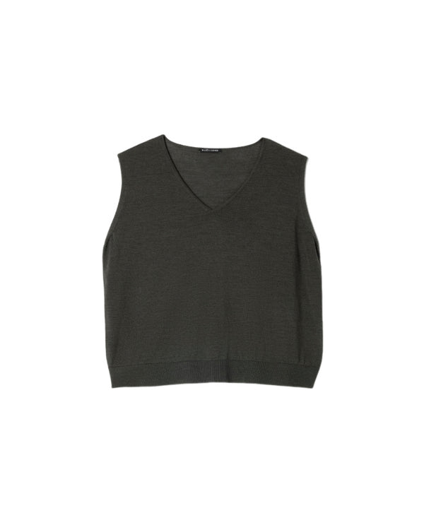 Eileen Fisher Superfine Merino Wool Vest