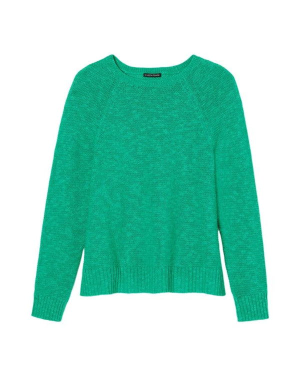 Eileen Fisher Jade Slub Crew Neck Top
