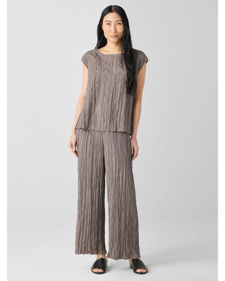 Eileen Fisher Crushed Silk Wide Leg Pant – BLU'S Eileen Fisher Crushed Silk Wide Leg Pant – BLU'S