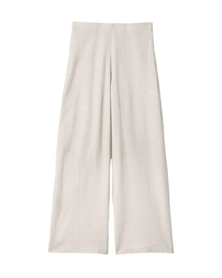 Eileen Fisher Felted Wool Jersey Wide Leg Pant