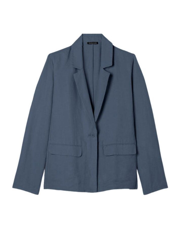 Eileen Fisher Linen Silk Twill Blazer