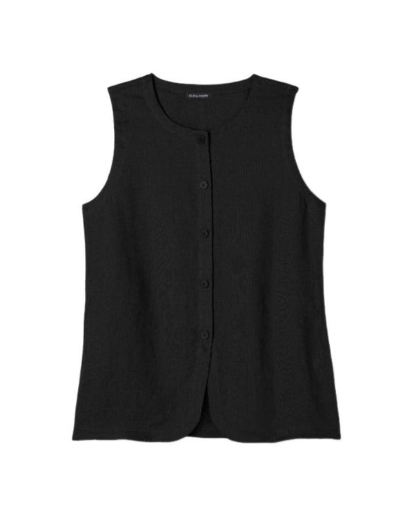 Eileen Fisher Long Linen Vest