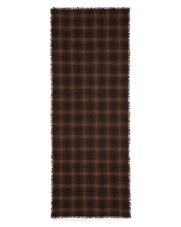 Faliero Sarti Evo Wool Plaid Scarf