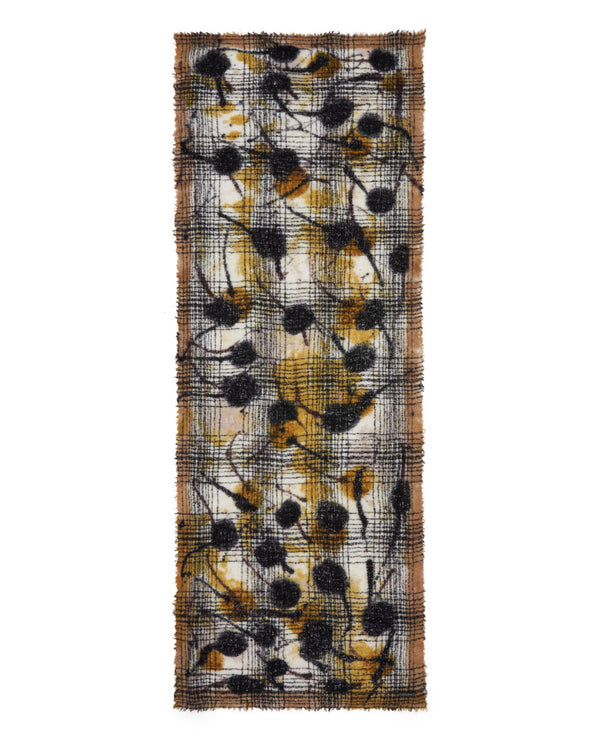 Faliero Sarti Fabrizio Print Wool Scarf