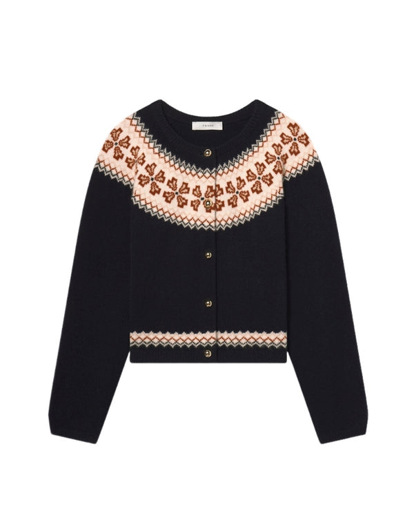 Frame Cashmere Fairisle Cardi