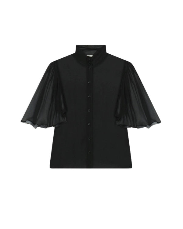 Frame Silk Flutter Blouse