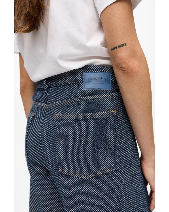 Ganni Heavy Twill Denim Marri Jeans – BLU'S