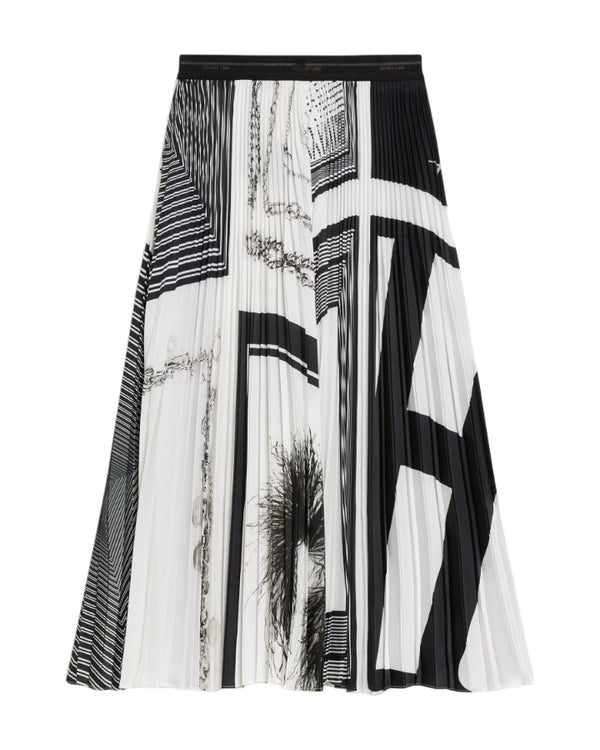 Helmut Lang Pleated Scarf Skirt
