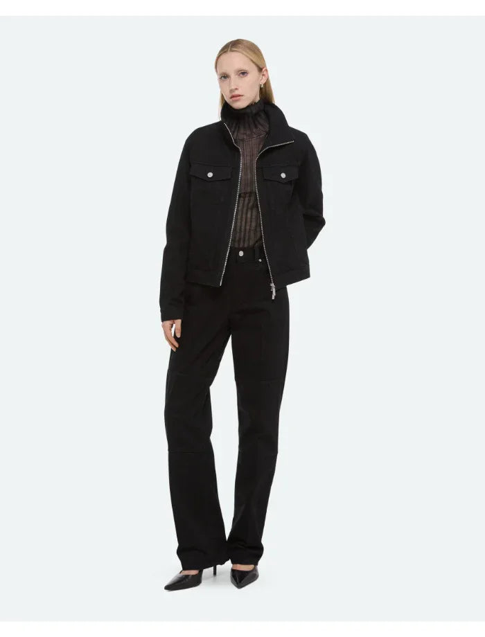 Helmut Lang Funnel Zip Trucker Coat – BLU'S