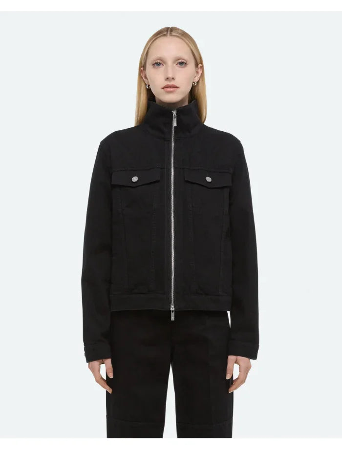 Helmut Lang Funnel Zip Trucker Coat – BLU'S