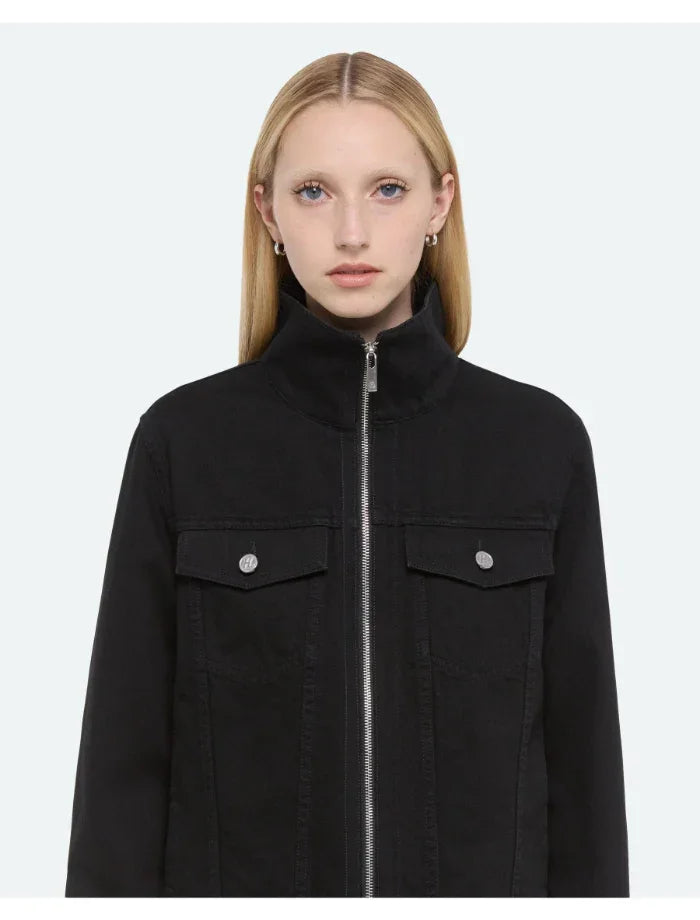 ジャケット・アウター HELMUT LANG FUNNEL ZIP TRCKR Helmut Lang Funnel Zip Trucker Coat – BLU'S