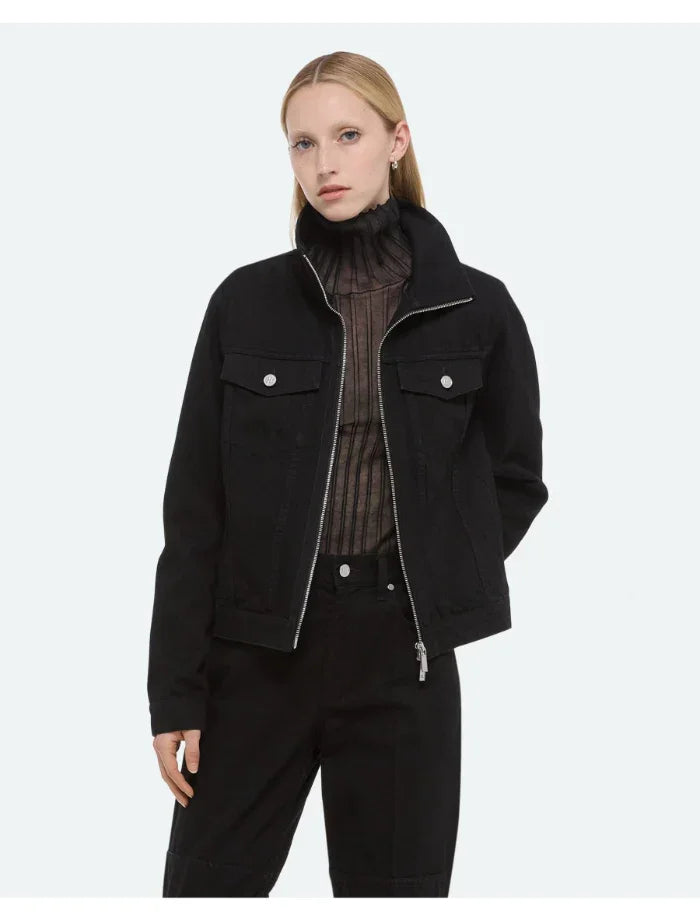 Helmut Lang Funnel Zip Trucker Coat – BLU'S