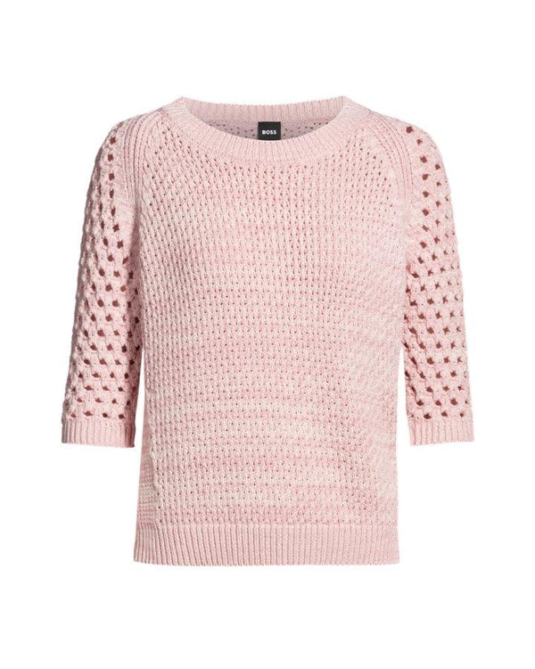 Hugo Boss Funima Mixed Knit Sweater